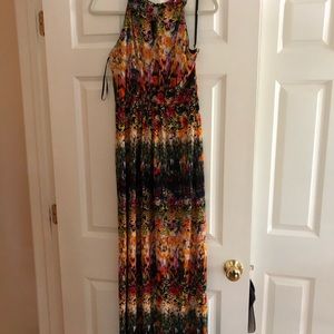 Cynthia Rowley Flower Maxi Dress size 8